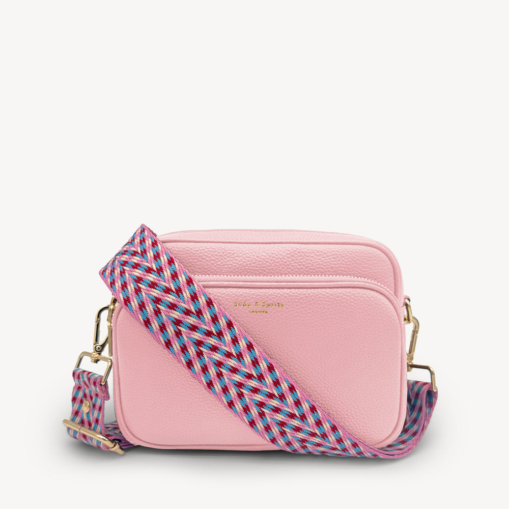 Pink & Blue Herringbone Strap thumbnail-image-13