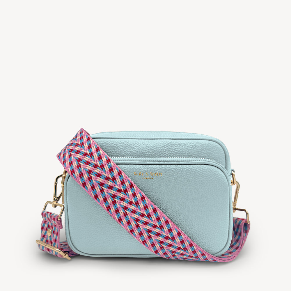 Pink & Blue Herringbone Strap thumbnail-image-19