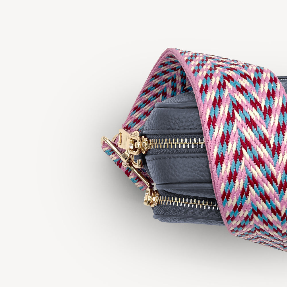 Pink & Blue Herringbone Strap thumbnail-image-8