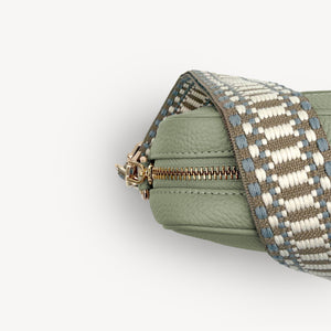 Taupe & White Stitch Strap thumbnail-image-36