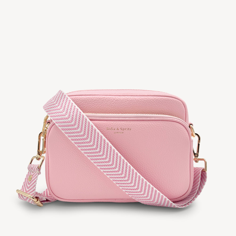 Alba Crossbody Bag - Blush Pink thumbnail-image-4