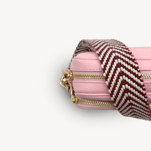 Burgundy & White Chevron Strap thumbnail-image-46