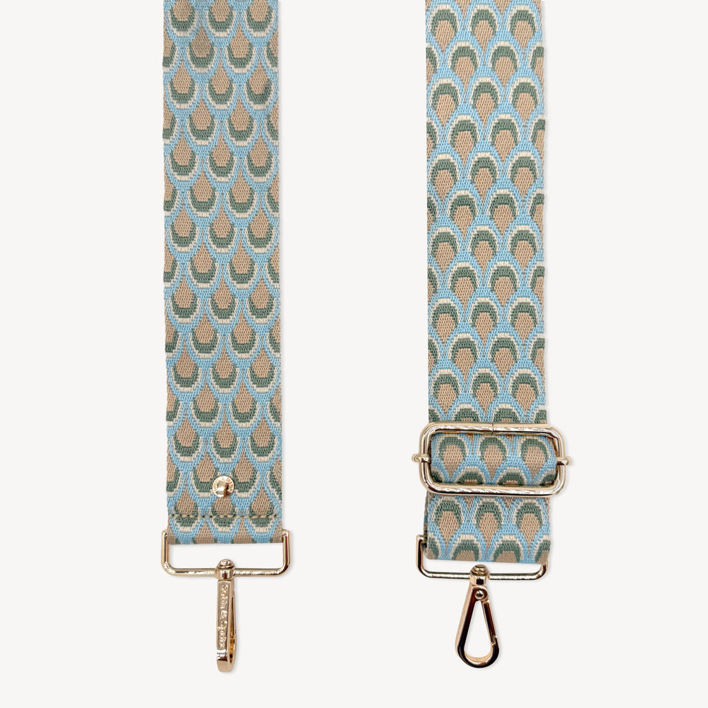 Sky Blue & Stone Peacock Strap thumbnail-image-1