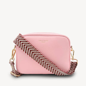 Burgundy & White Chevron Strap thumbnail-image-25