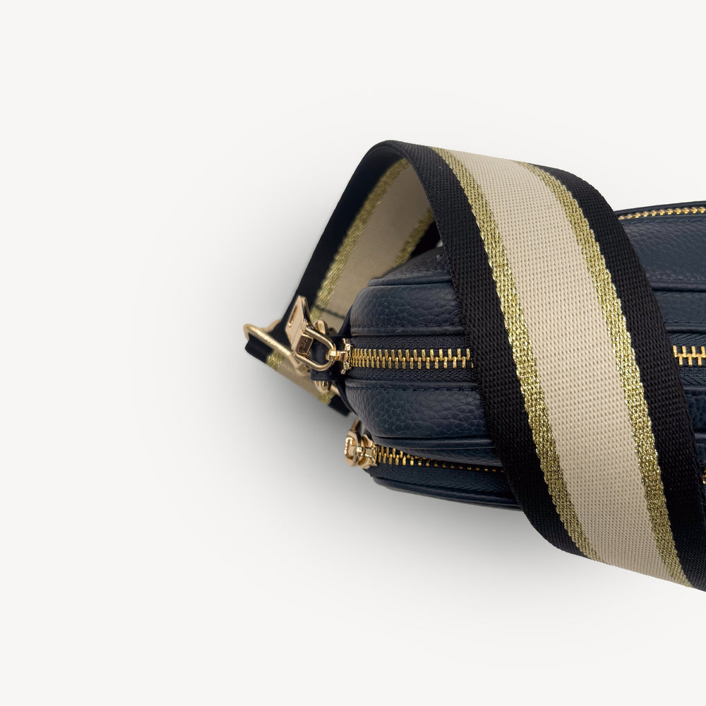 Black, Beige & Gold Stripe Strap thumbnail-image-42