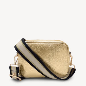 Black, Beige & Gold Stripe Strap thumbnail-image-13