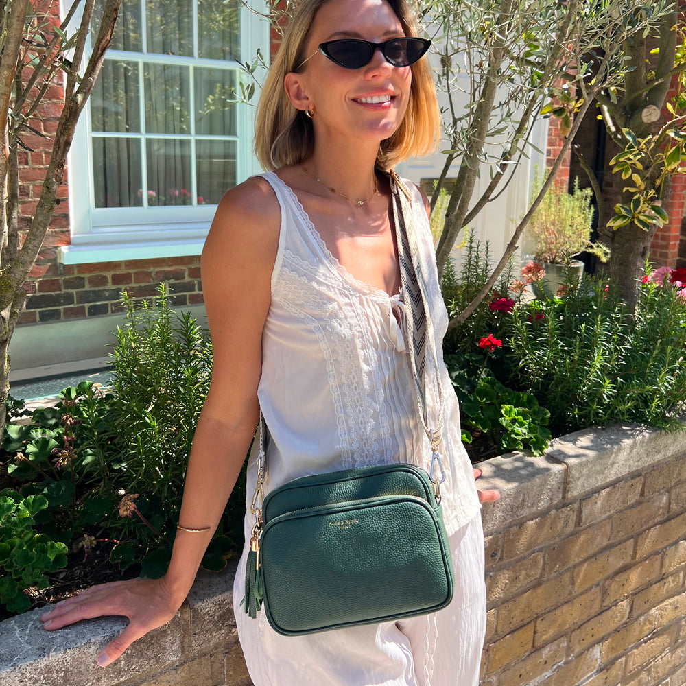 Alba Crossbody Bag - Racing Green thumbnail-image-7