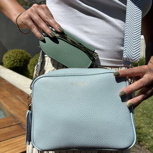 Slim Leather Glasses Case - Jade Green thumbnail-image-5