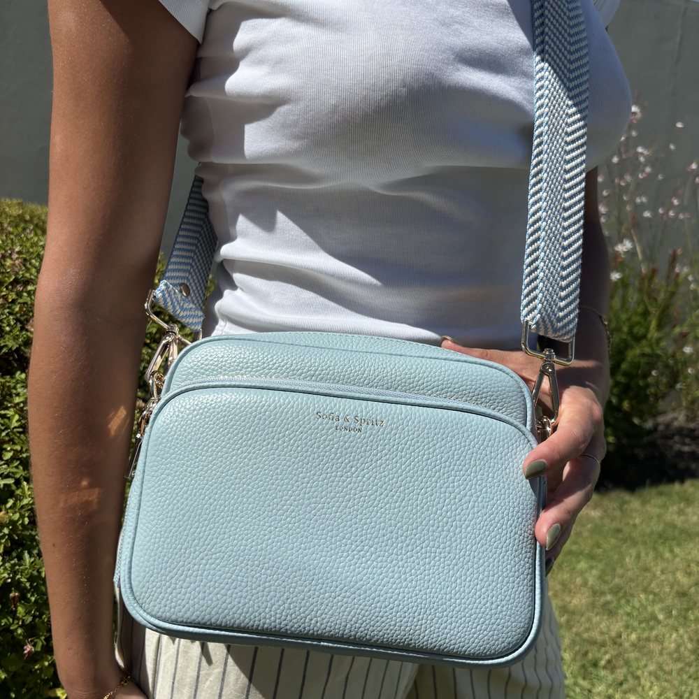 Alba Crossbody Bag - Sky Blue thumbnail-image-7