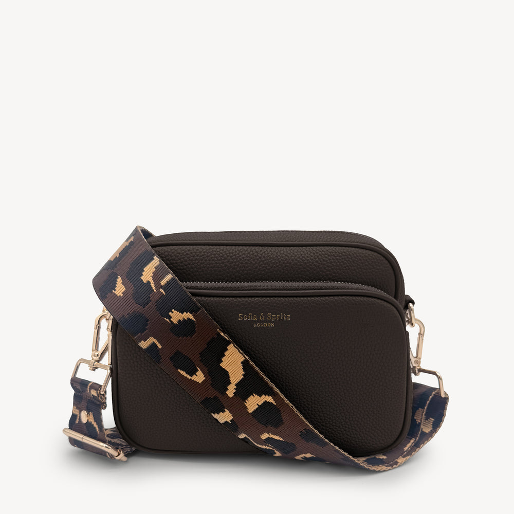 Alba Crossbody Bag - Chocolate Brown thumbnail-image-4