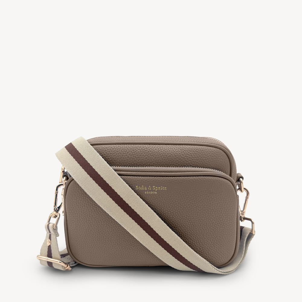 Alba Crossbody Bag - Taupe thumbnail-image-4