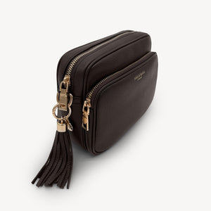 Alba Crossbody Bag - Chocolate Brown thumbnail-image-5