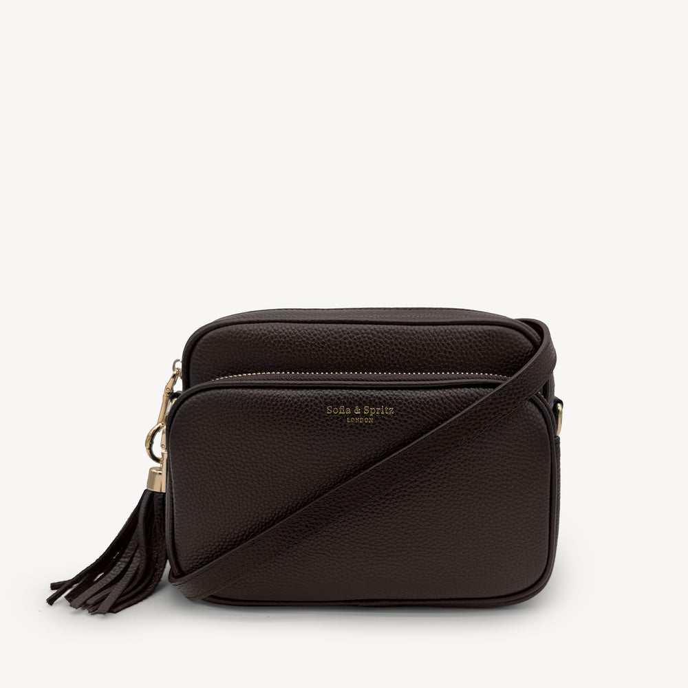 Alba Crossbody Bag - Chocolate Brown thumbnail-image-1