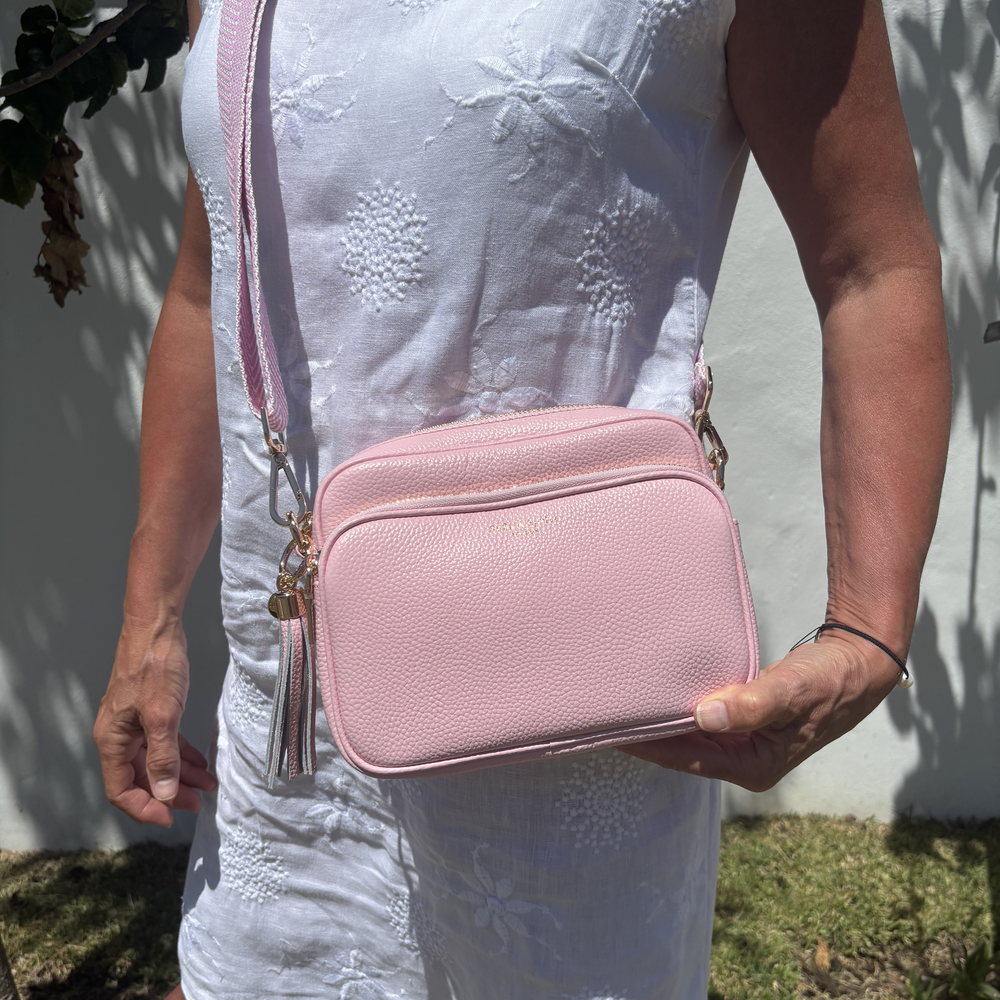 Alba Crossbody Bag - Blush Pink thumbnail-image-12