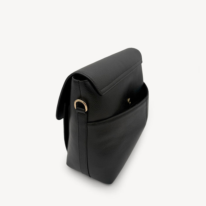 Elara Messenger Bag - Black