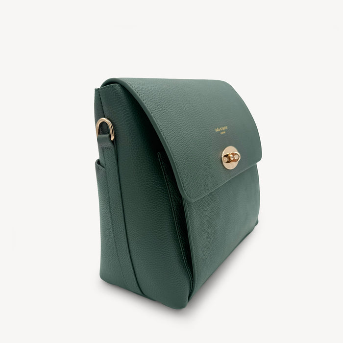 Elara Messenger Bag - Racing Green