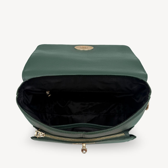 Elara Messenger Bag - Racing Green