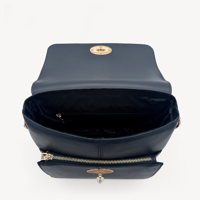 Elara Messenger Bag - Navy