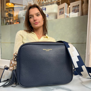 Lyla Crossbody Bag - Navy thumbnail-image-13