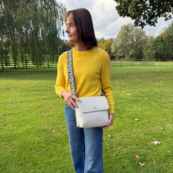 Elara Messenger Bag - Stone