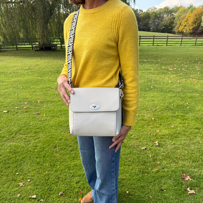 Elara Messenger Bag - Stone