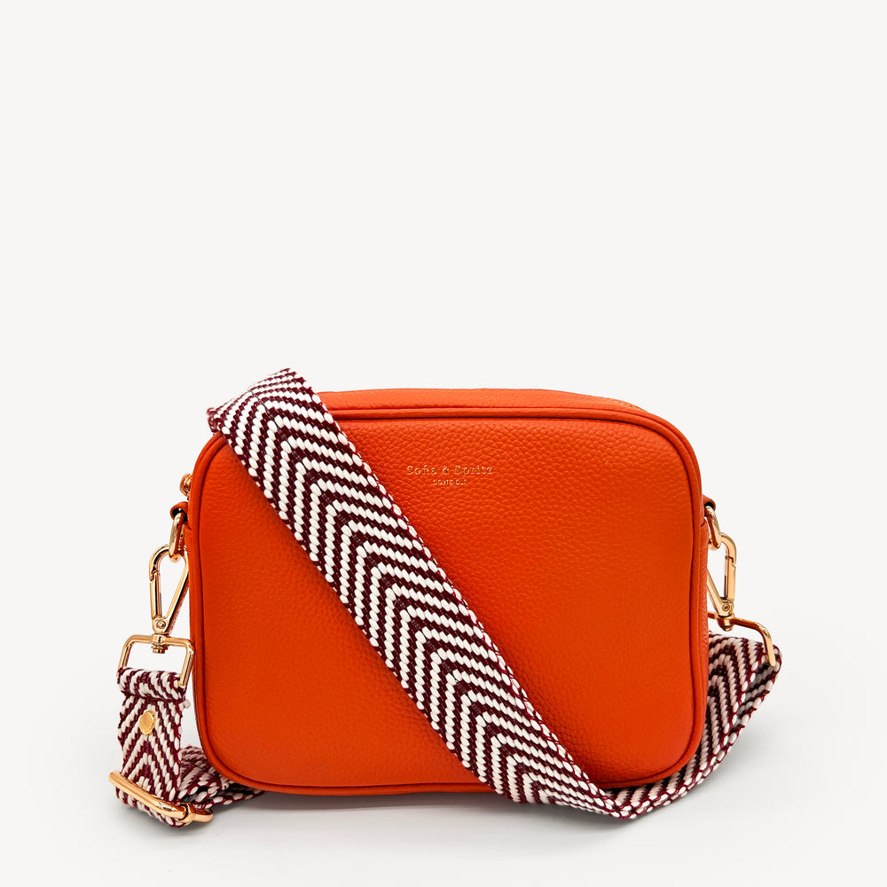 Burgundy & White Chevron Strap thumbnail-image-9