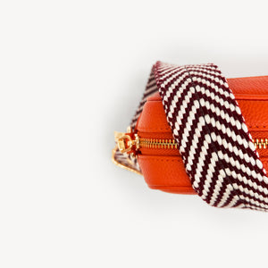 Burgundy & White Chevron Strap thumbnail-image-10