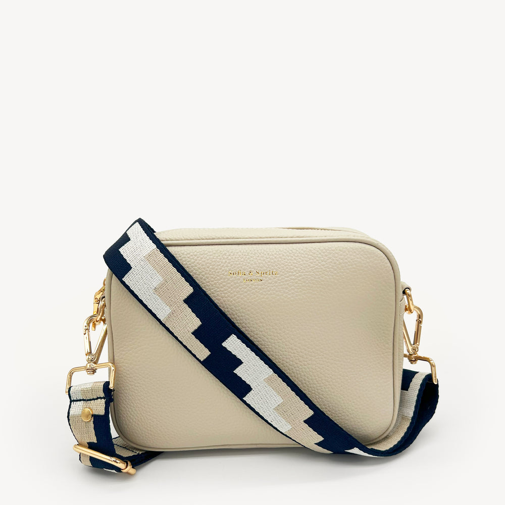Navy, Stone & Tan Puzzle Strap thumbnail-image-14