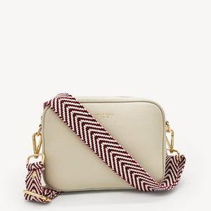 Burgundy & White Chevron Strap thumbnail-image-13