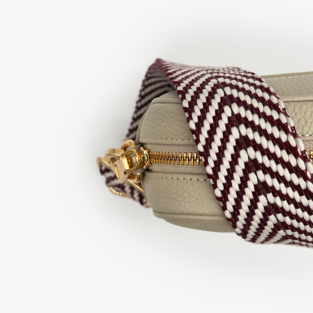 Burgundy & White Chevron Strap thumbnail-image-14