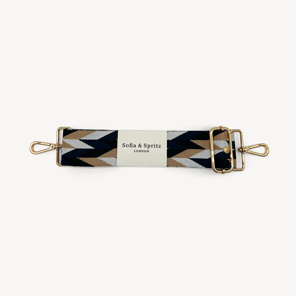 Navy & White Mosaic Strap thumbnail-image-2
