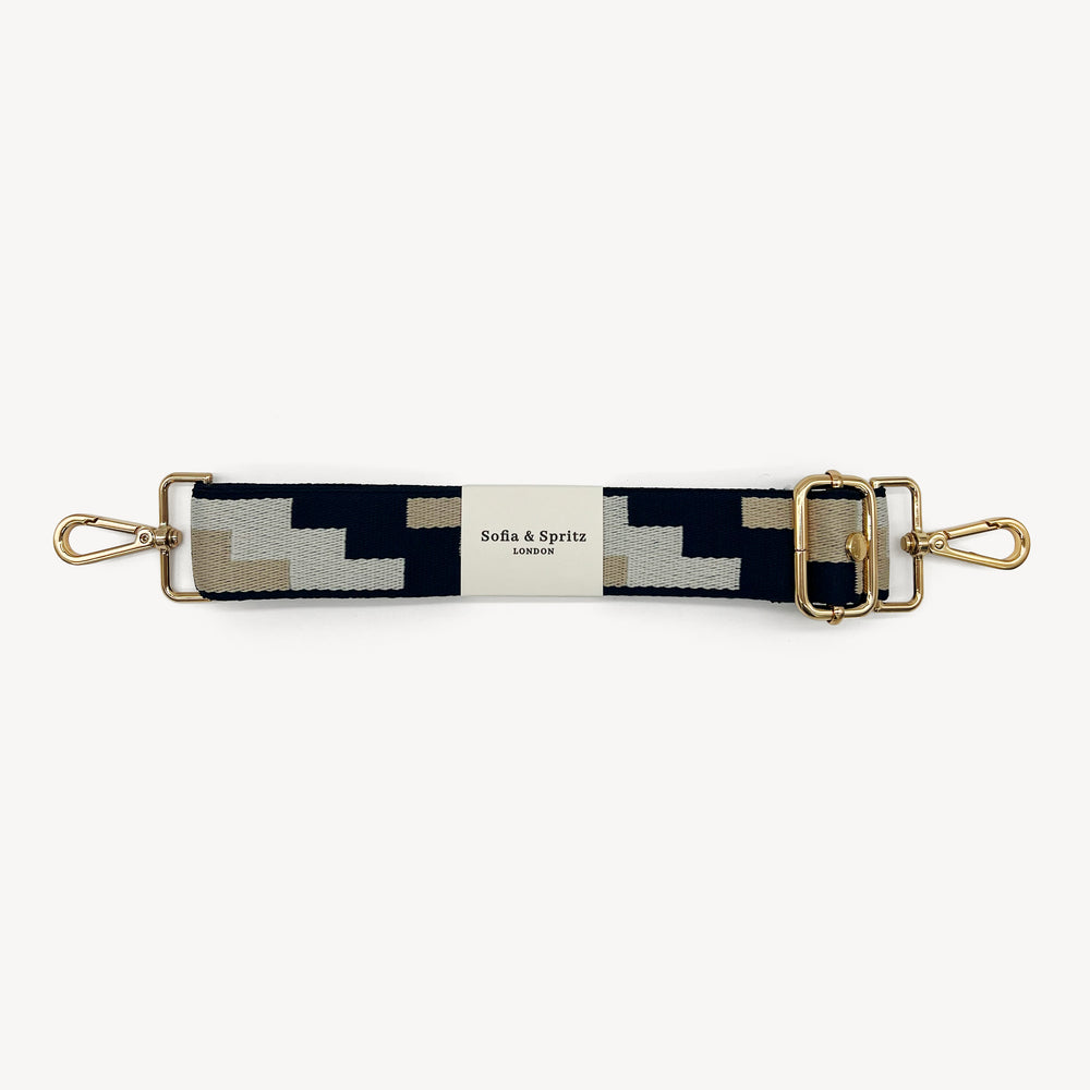Navy, Stone & Tan Puzzle Strap thumbnail-image-2