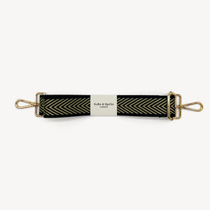 Black & Gold Chevron Strap thumbnail-image-2