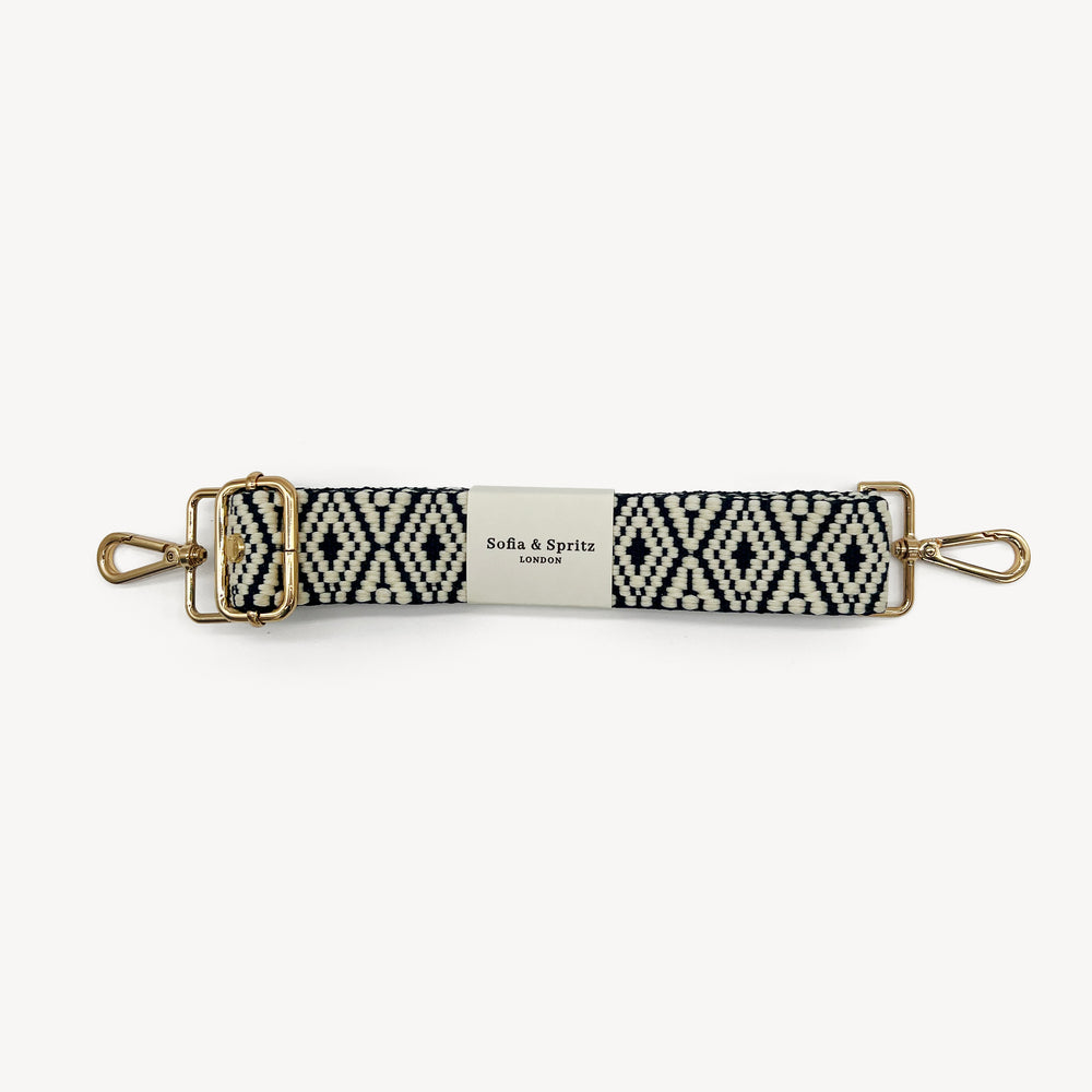 Navy & White Embroidered Strap thumbnail-image-2