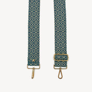 Blue & Stone Embroidered Strap