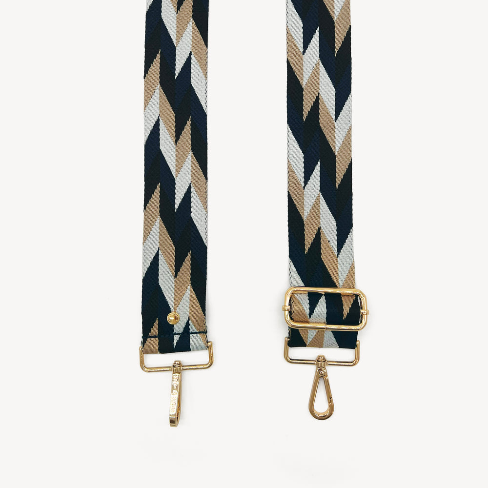 Navy & White Mosaic Strap thumbnail-image-1