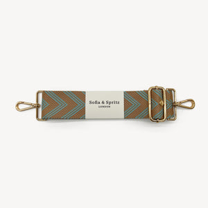 Pale Blue & Tan Arrow Strap thumbnail-image-2