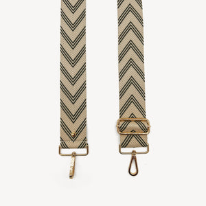 Olive Green & Stone Arrow Strap