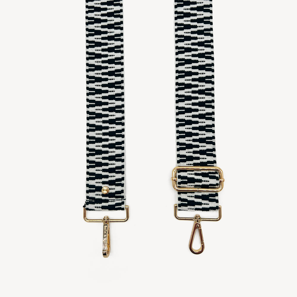 Black & White Zigzag Strap thumbnail-image-1