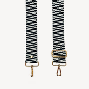 Black & White Zigzag Strap