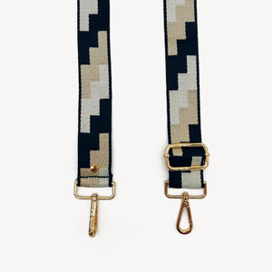 Navy, Stone & Tan Puzzle Strap