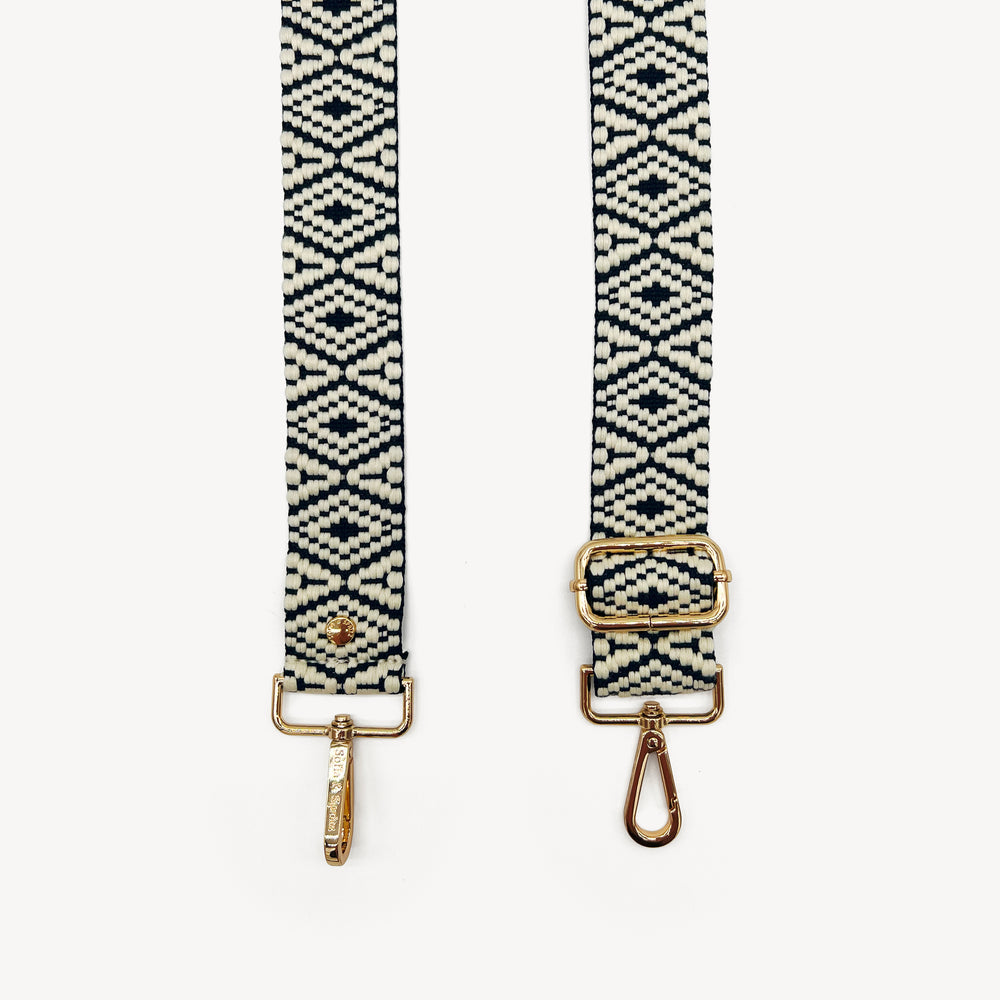 Navy & White Embroidered Strap thumbnail-image-1