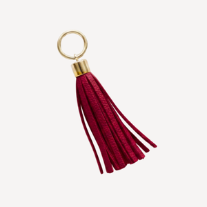 Leather Tassel Keyring