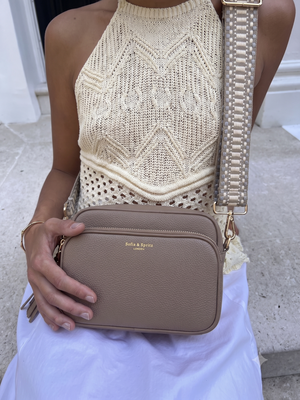 Alba Crossbody Bag - Taupe thumbnail-image-7