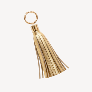 Leather Tassel Keyring
