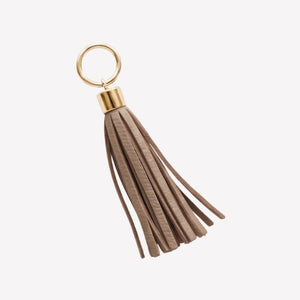 Leather Tassel Keyring