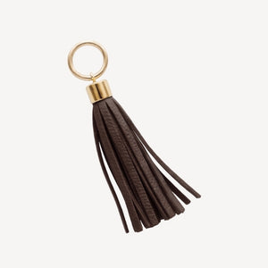 Leather Tassel Keyring