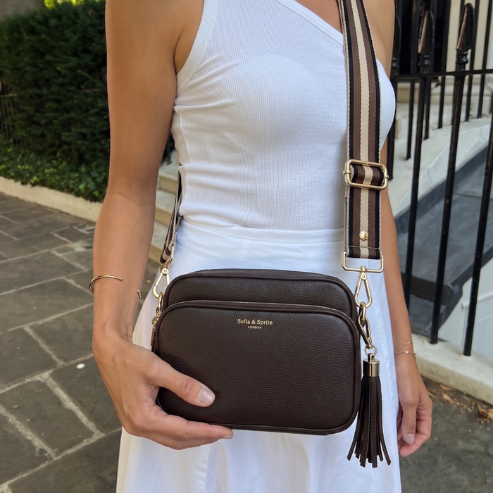 Alba Crossbody Bag - Chocolate Brown