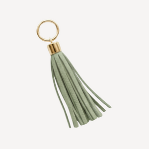 Leather Tassel Keyring