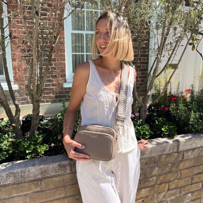 Alba Crossbody Bag - Taupe